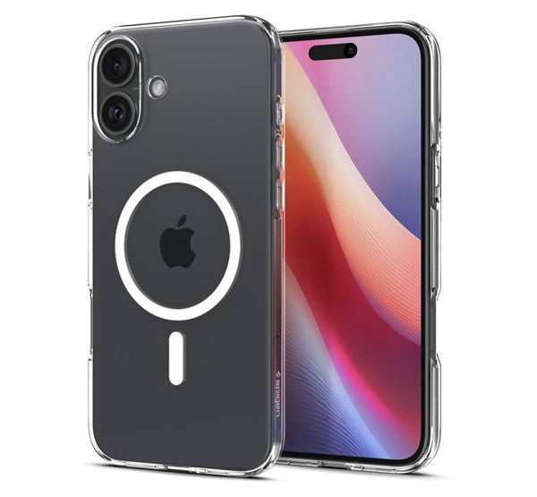 Spigen Liquid Crystal MagFit Apple iPhone 16 Plus Crystal Clear MagSafe tok, átlátszó – iPhone 16 Plus tok a Spigen kínálatából | Domshop