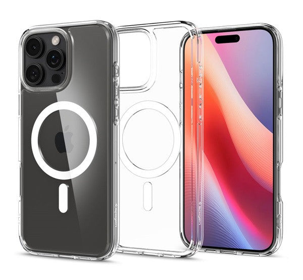Spigen Ultra Hybrid MagFit Apple iPhone 16 Pro Max tok, MagSafe, fehér