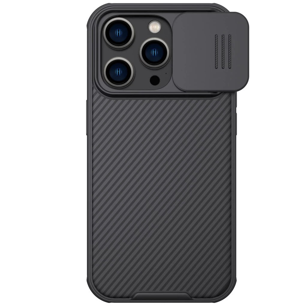 Nillkin CamShield PRO kemény tok for Apple iPhone 14 Pro készülékhez fekete - iPhone 14 Pro tok a Domshop kínálatából