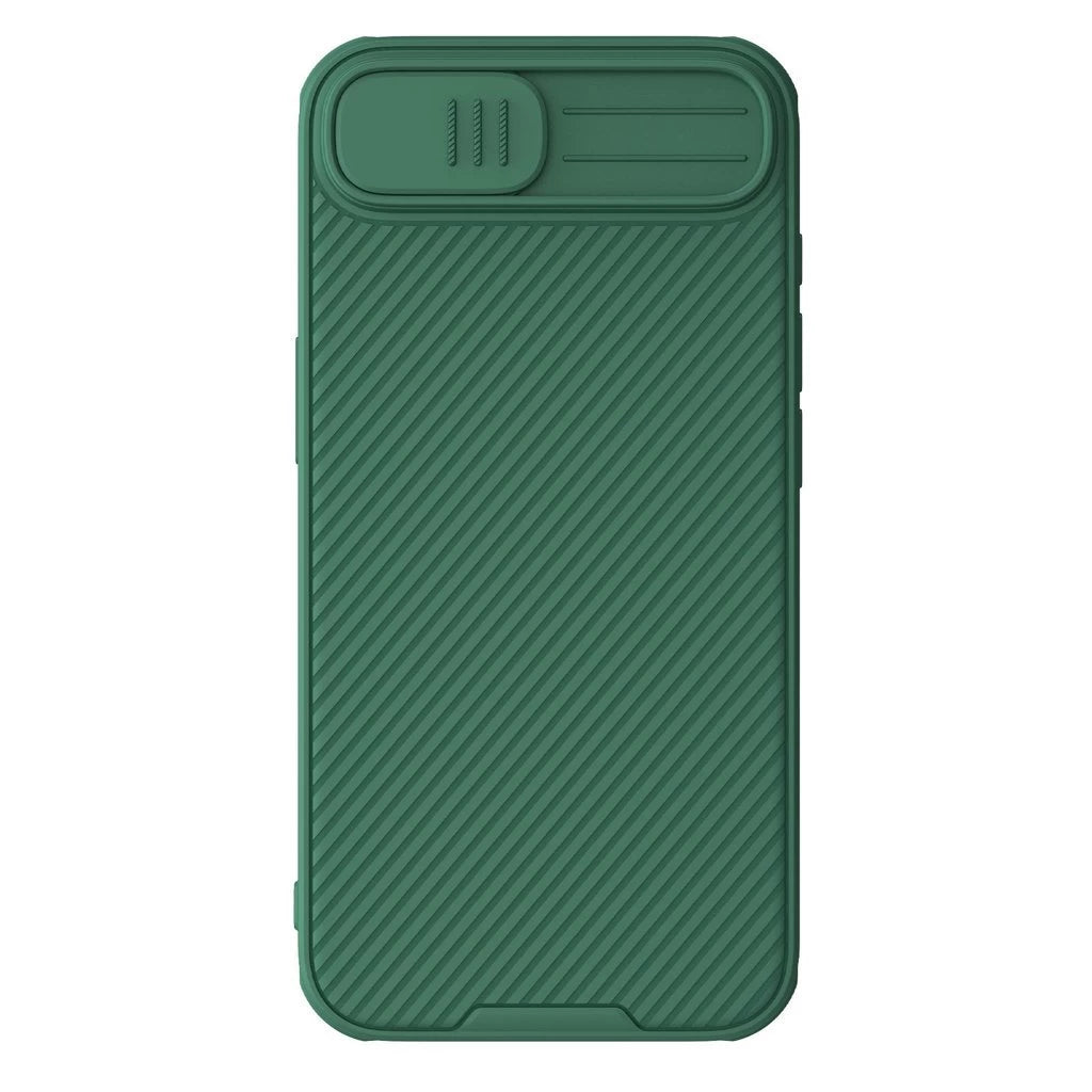 Nillkin CamShield PRO kemény tok Apple iPhone 16e készülékhez mélyzöld