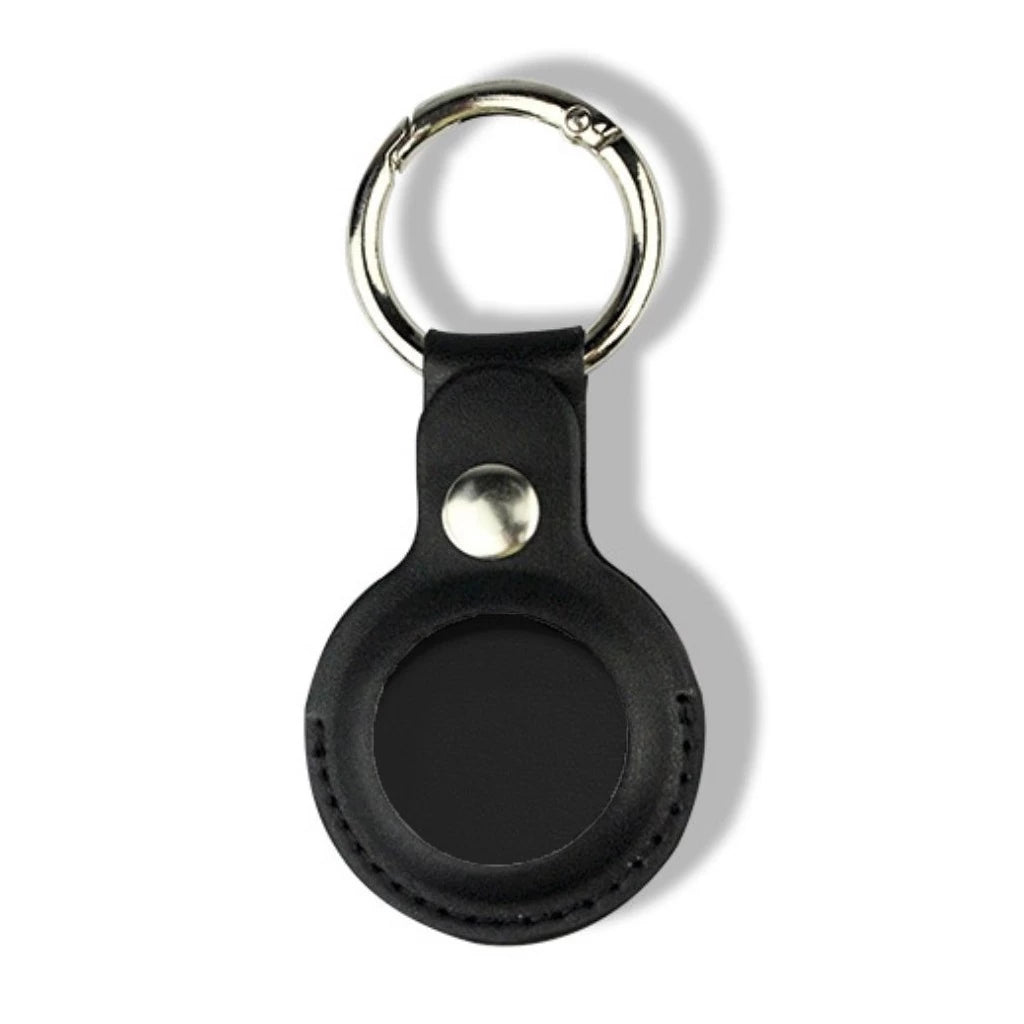 Tactical AirTag készülékhez Beam Leather tok fekete - AirTag kiegészítők a Domshop kínálatából