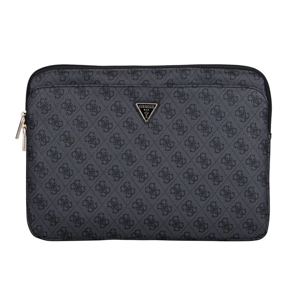 Guess PU 4G Triangle Logo Sleeve Notebook 14" készülékhez fekete - 12-14" laptop táskák a Domshop kínálatából