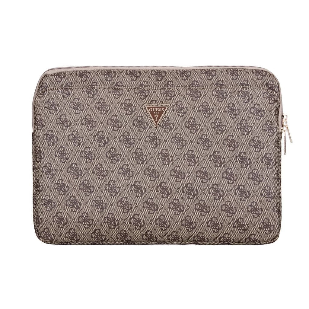 Guess PU 4G Triangle Logo tok Notebook 14" készülékhez barna