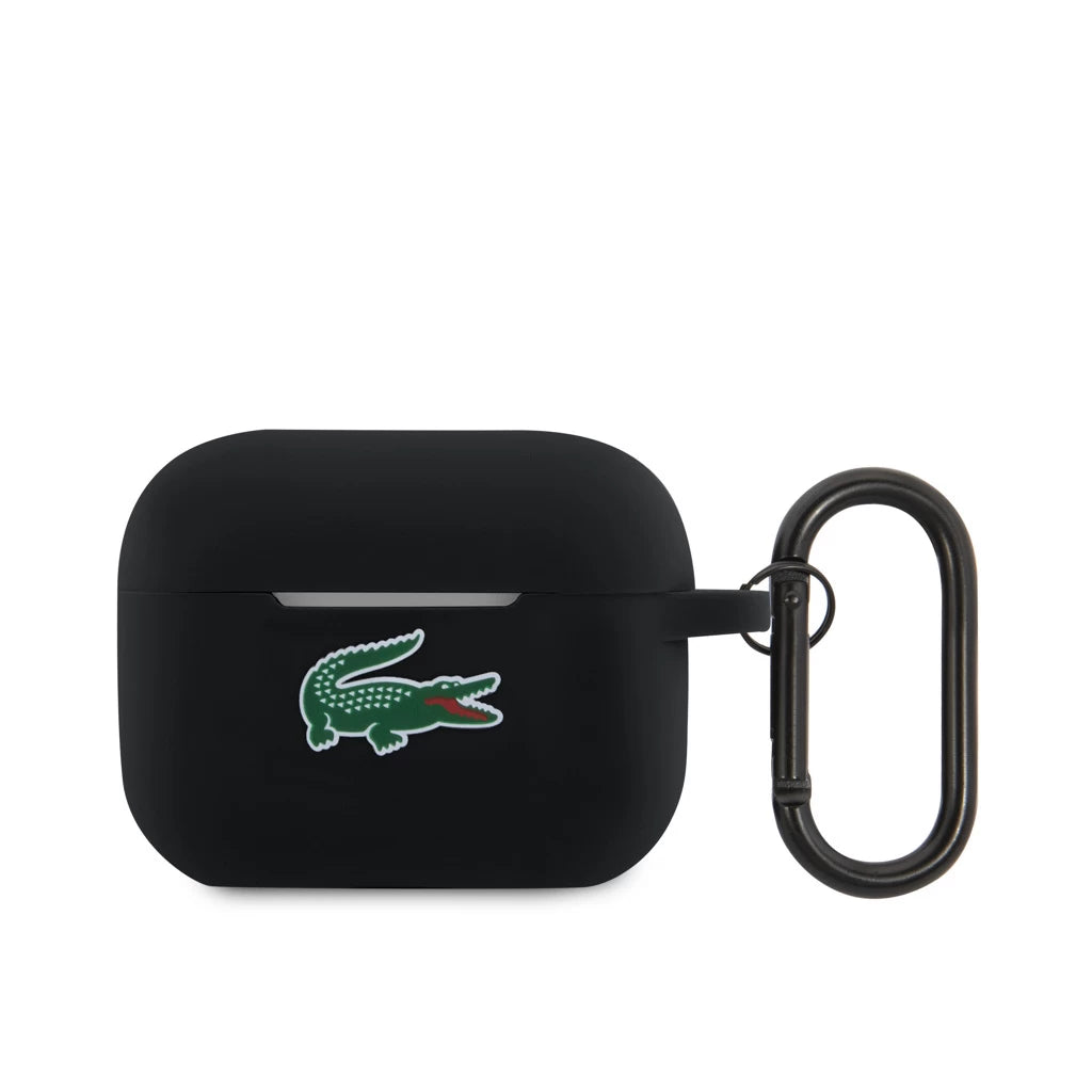 Lacoste Liquid Silicone Croc Logo tok AirPods Pro 2 készülékhez fekete - AirPods Pro 2 tok a Domshop kínálatából