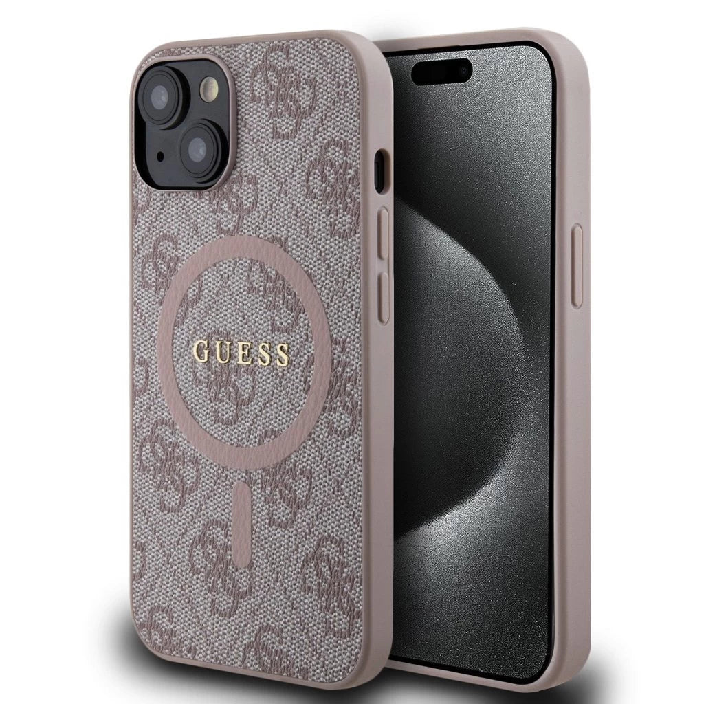 Guess 4G tok iPhone 14 készülékhez rózsaszín - iPhone 13/14 tok a Domshop kínálatából