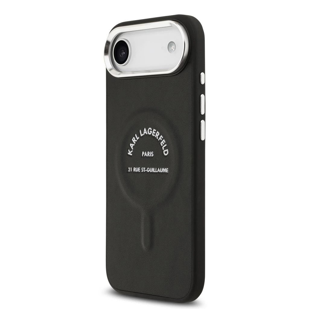 Karl Lagerfeld PU RSG Logo MagSafe tok iPhone 17 Air készülékhez fekete