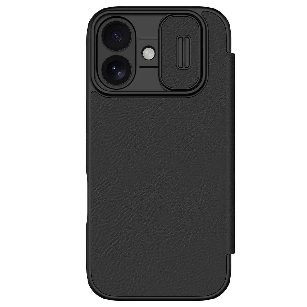 Nillkin Qin Book PRO tok Apple iPhone 17 készülékhez fekete - iPhone 17 tok a Domshop kínálatából