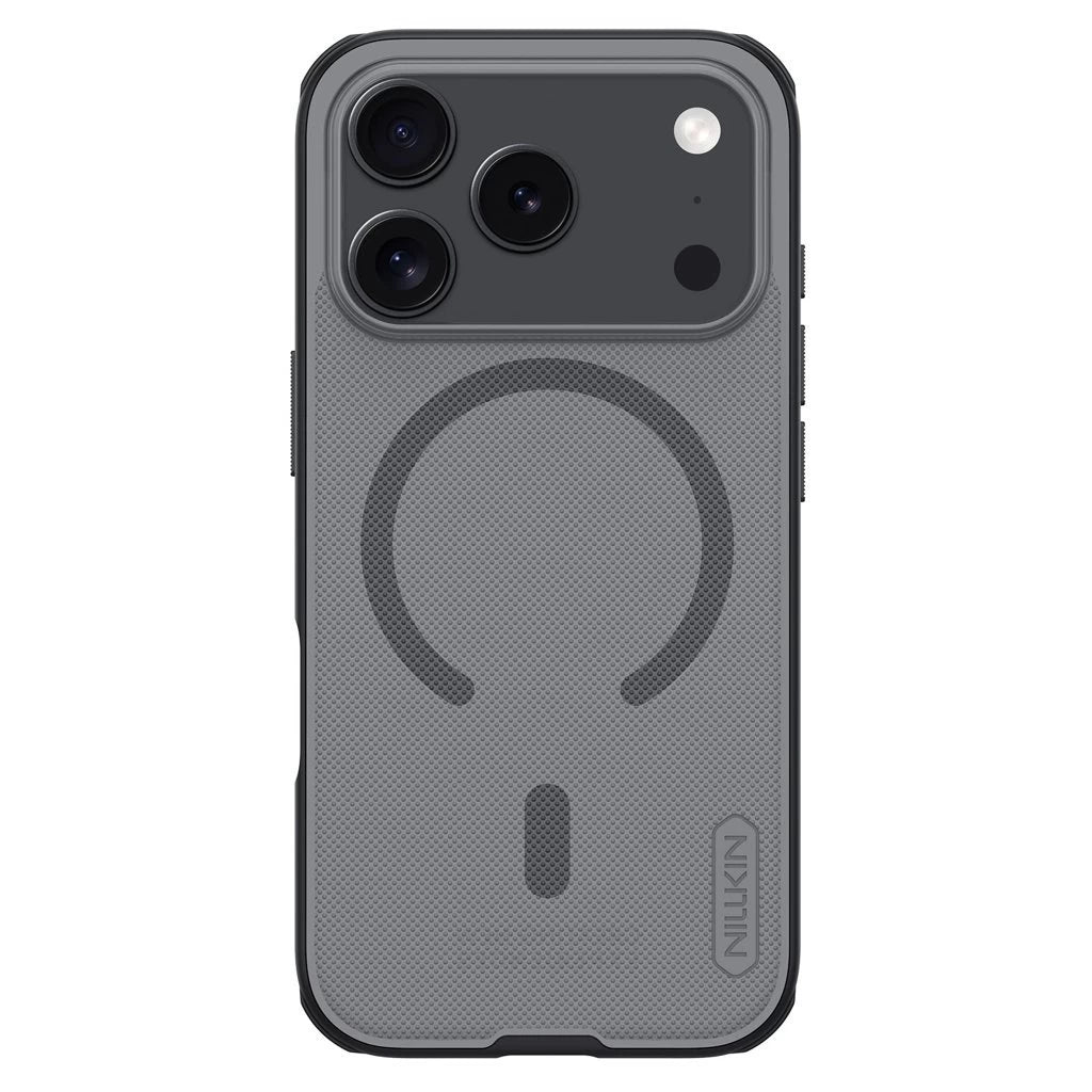 Nillkin Super Frosted PRO mágneses tok for Apple iPhone 17 Pro készülékhez átlátszó fekete