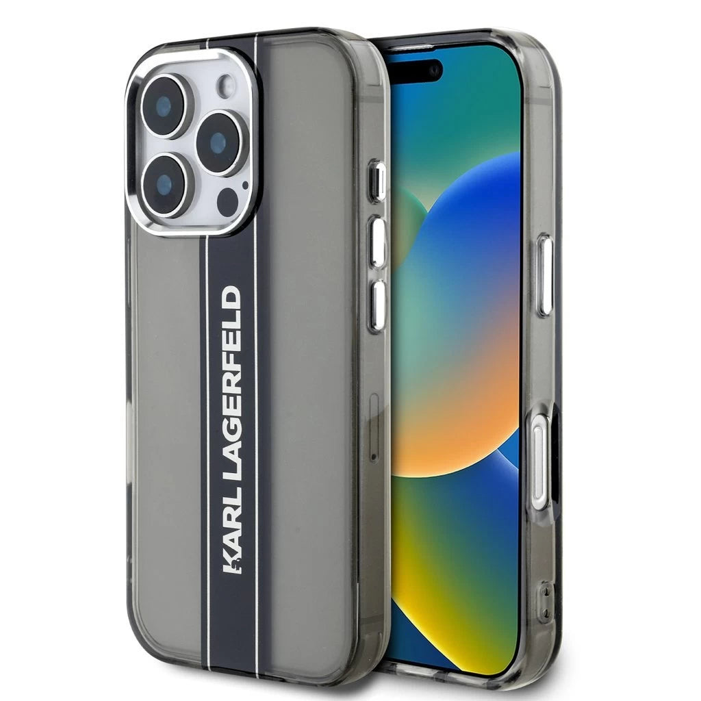 Karl Lagerfeld tok szürke KLHCP16LHCFCPSCK Apple iPhone 16 Pro készülékhez – a Karl Lagerfeld kínálatából | Domshop