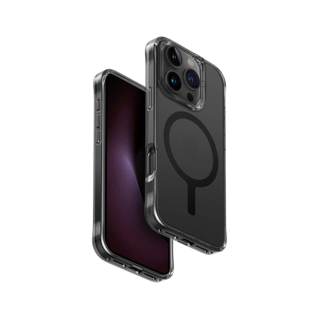 UNIQ Hybrid MagClick Charging Lifepro Xtreme AF tok Apple Iphone 16 Pro készülékhez - frost smoke