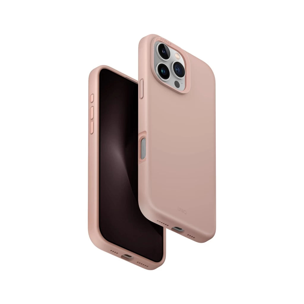 UNIQ Hybrid MagClick Charging Lino Hue tok Apple Iphone 16 Pro Max készülékhez - blush pink