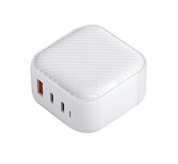 Uniq Verge ProGaN USB-C hálózati töltő 66W, fehér – Adapter a Uniq kínálatából | Domshop