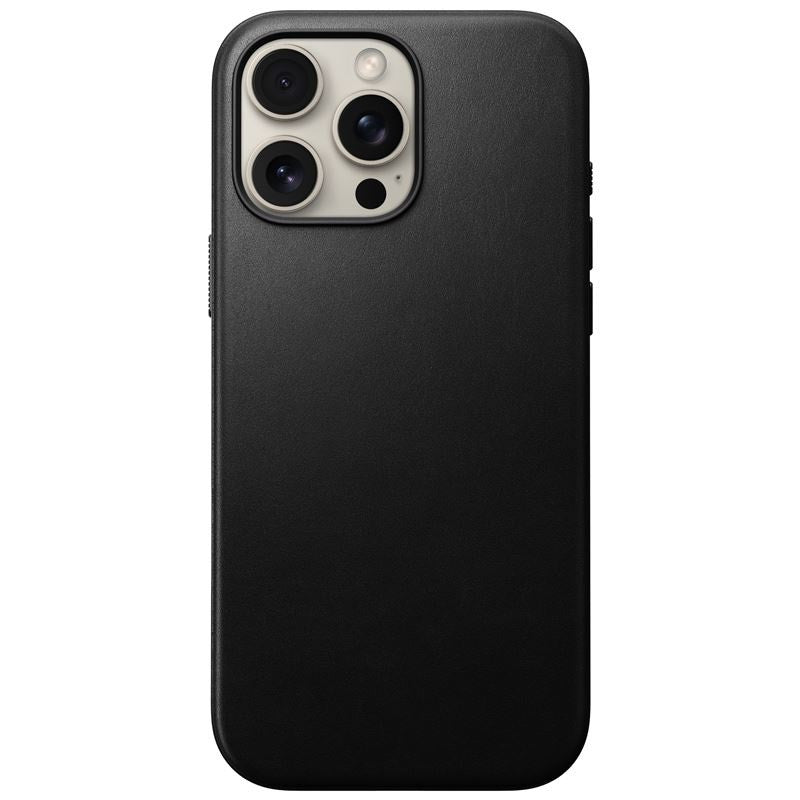 Nomad Modern Leather iPhone 16 Pro Max bőrtok. fekete – iPhone 16 Pro Max tok a Nomad kínálatából | Domshop