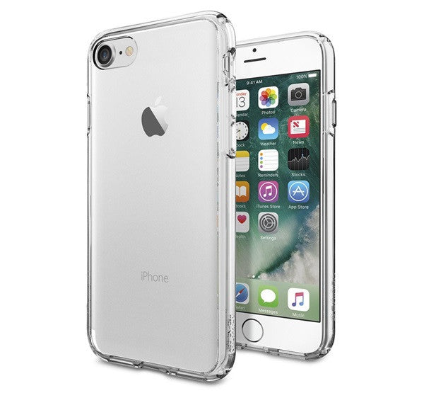 Spigen Ultra Hybrid Apple iPhone SE 2022/2020/8/7 tok, Crystal Clear, átlátszó – iPhone 7/8/SE2/SE3 tok a Spigen kínálatából | Domshop