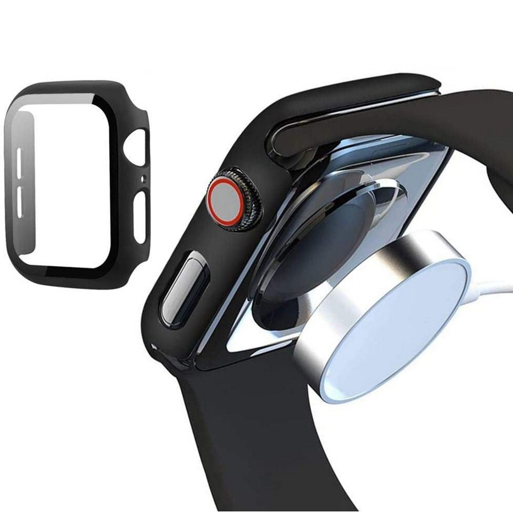 Apple Watch 7-8 (41mm), Műanyag védőkeret, kijelzővédő üveggel, szíj nélkül, TP Defense360, átlátszó – Apple Watch Tokok a Tech Protect kínálatából | Domshop