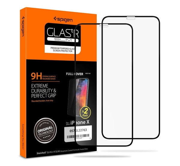 Spigen Glass FC Apple iPhone 11 Pro / Xs / X Tempered kijelzővédő fólia 2db