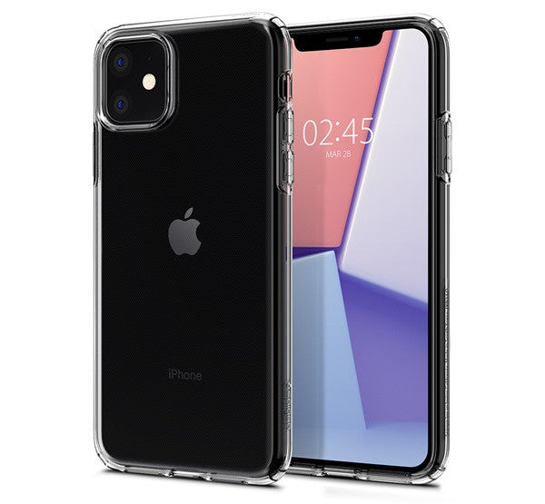 Spigen Liquid Crystal Apple iPhone 11 tok, Crystal Clear, átlátszó – a Spigen kínálatából | Domshop