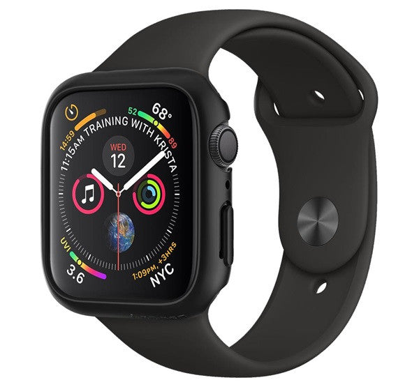 Spigen Thin Fit Apple Watch S4/S5/S6/SE 40mm Fekete tok – Apple Watch Tokok a Spigen kínálatából | Domshop