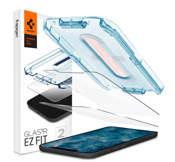 Spigen "Glas.tR SLIM EZ Fit" Apple iPhone 12/12 Pro tempered kijelzővédő fólia felhelyező kerettel (2db) – iPhone 12/12 Pro fólia a Spigen kínálatából | Domshop