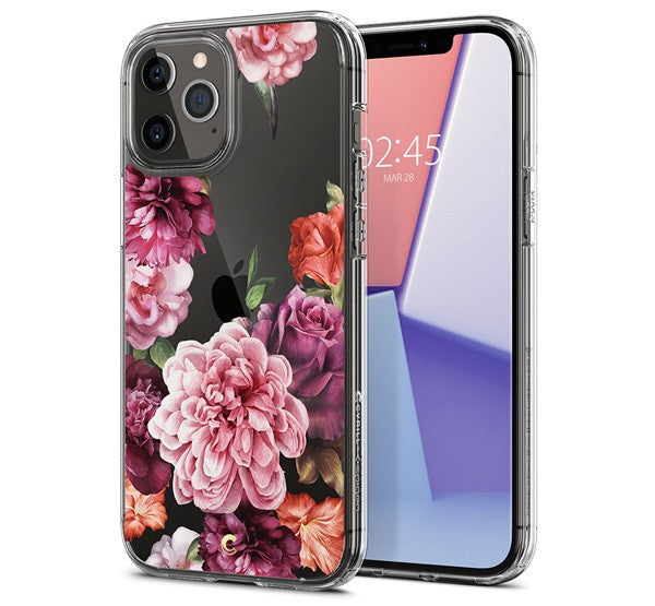 Cyrill by Spigen Apple iPhone 12 Pro Max Cecile tok, Rose Floral – a Spigen kínálatából | Domshop