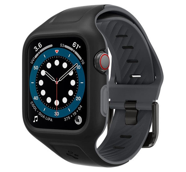 Spigen Liquid Air Pro Apple Watch S4/S5/S6/SE 40mm tok/szíj, fekete – a Spigen kínálatából | Domshop