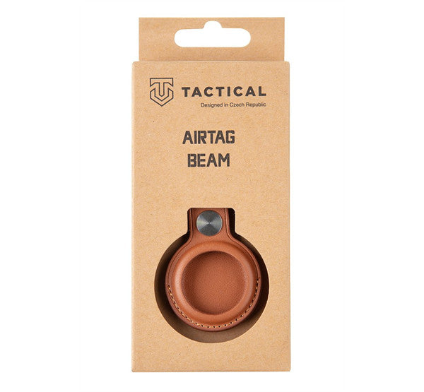 Tactical Apple AirTag bőr kulcstartó, barna – a Tactical kínálatából | Domshop