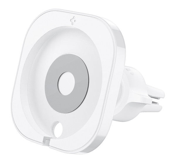 Spigen MagFit mágneses autós tartó MagSafe töltő kompatibilis, szellőzőrácsba, fehér