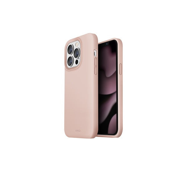 Uniq Lino Apple iPhone 13 Pro, szilikon tok, rózsaszín – a Uniq kínálatából | Domshop