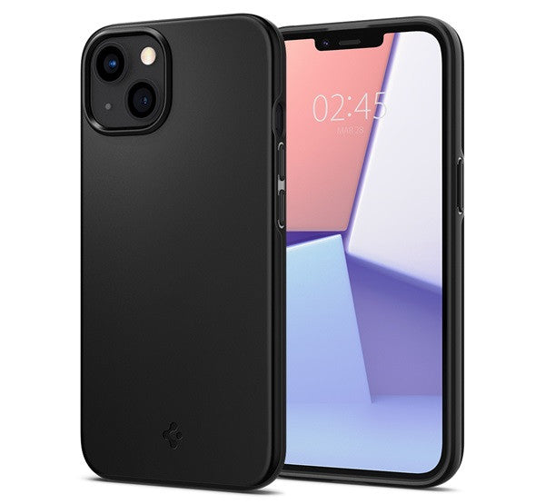 Spigen Thin Fit Apple iPhone 13 tok, Black, fekete – iPhone 13/14 tok a Spigen kínálatából | Domshop