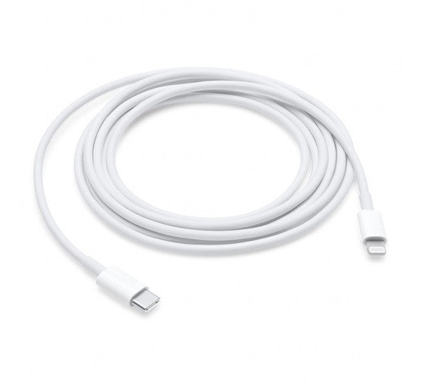 Apple USB-C / Lightning töltő- és adatkábel, 2m, fehér, MQGH2ZM/A Retail dobozos - Lightning kábel a Domshop kínálatából