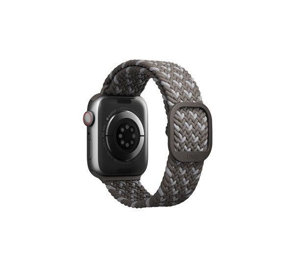 Uniq Aspen Designer Edition fonott szíj Apple Watch 42/44/45/49mm, szürke – a Uniq kínálatából | Domshop