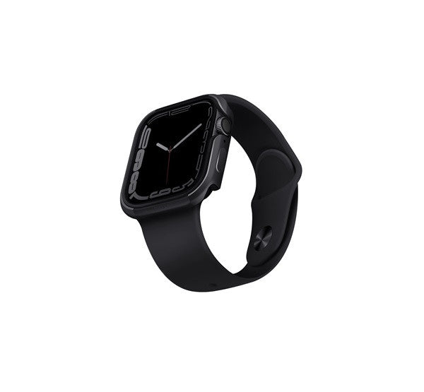 Uniq Valencia Apple Watch 45mm/44mm aluminium tok, fekete – a Uniq kínálatából | Domshop