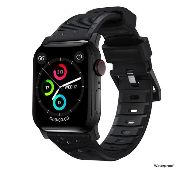 Nomad Rugged Apple Watch 42/44/45/49mm szíj, fekete – a Nomad kínálatából | Domshop