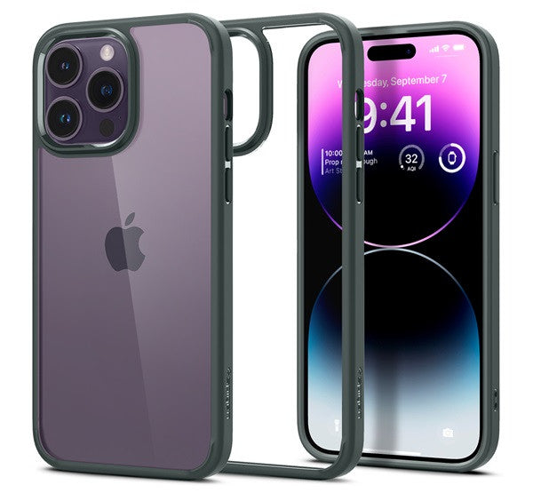 Spigen Ultra Hybrid Apple iPhone 14 Pro Max tok Abyss Green, zöld – a Spigen kínálatából | Domshop