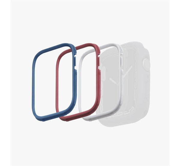 Uniq Moduo Apple Watch 41mm/40mm 3db keret, kék, piros, fehér – Apple Watch Tokok a Uniq kínálatából | Domshop