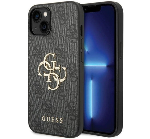 Guess 4G Big Metal Logo Apple iPhone 15 Plus hátlap tok, szürke – iPhone 15 Plus tok a Guess kínálatából | Domshop