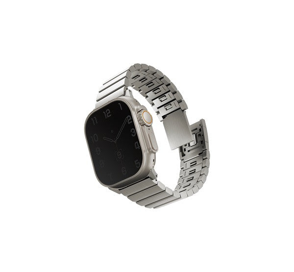 Uniq Strova Magsafe Apple Watch állítható szíj, 49/45/44/42MM, ezüst – Apple Watch Szilikon Szíjak a Uniq kínálatából | Domshop