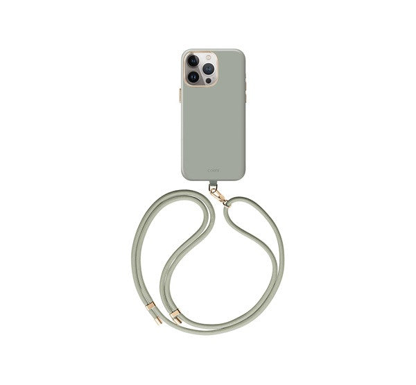 Uniq Coehl Creme Apple iPhone 15 Pro Magsafe kombatibilis tok, sage / sötétzöld
