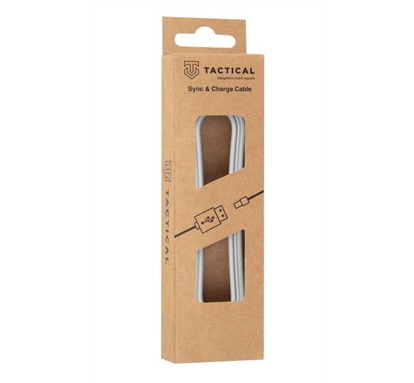 Tactical Smooth Thread USB / Lightning töltő- és adatkábel, 2m, fehér – a Tactical kínálatából | Domshop