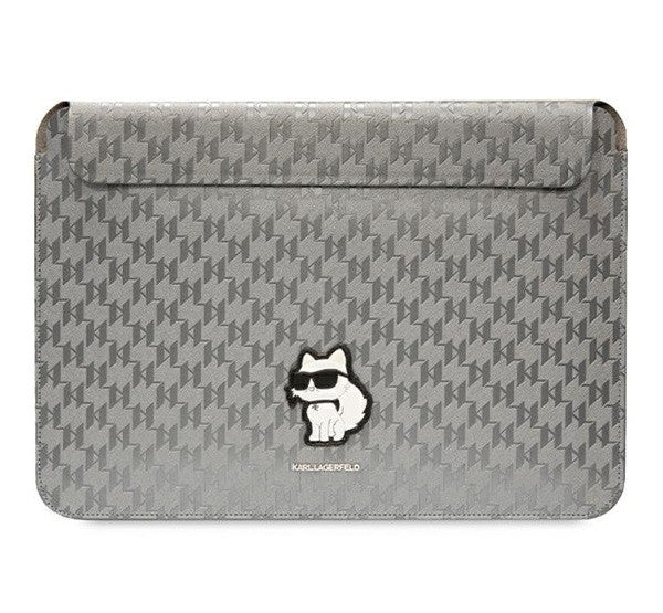 Karl Lagerfeld Sleeve Saffiano Monogram Choupette KLCS14SAKHPCG 14" laptop tok ,ezüst
