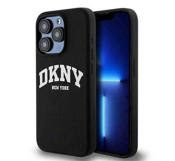DKNY Liquid Silicone White Printed Logo Apple iPhone 13 Pro / 13 Magsafe hátlap tok, fekete, DKHMP13LSNYACH – iPhone 13 Pro tok a DKNY kínálatából | Domshop