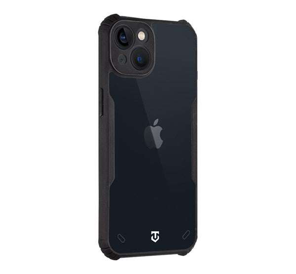 Tactical Quantum Stealth Apple iPhone 13 hátlap tok, átlátszó/fekete – iPhone 13/14 tok a Tactical kínálatából | Domshop