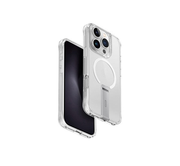 Uniq Eleva Apple iPhone 16 Pro Magsafe szilikon tok tartó résszel, átlátszó – iPhone 16 Pro Max tok a Uniq kínálatából | Domshop