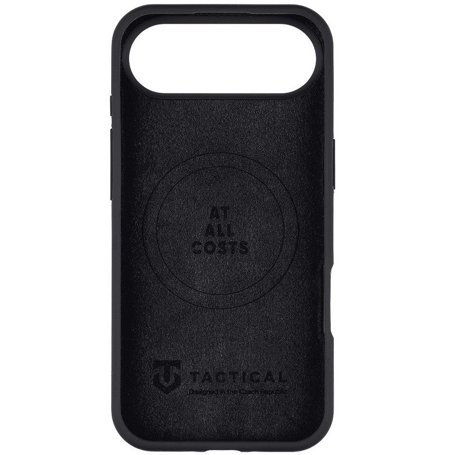 Apple iPhone Air (2025), Szilikon tok, mikrofiber plüss belső, Magsafe kompatibilis, Tactical MagForce Velvet Smoothie, fekete - iPhone 17 Air tok a Domshop kínálatából