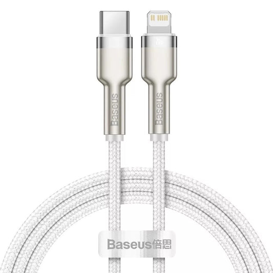 Baseus Baseus Cafule USB-C - Lightning kábel, 20W, 1m, fehér – Lightning kábel a Baseus kínálatából | Domshop