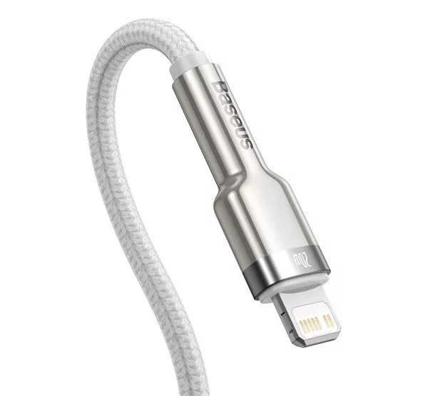 Baseus Baseus Cafule USB-C - Lightning kábel, 20W, 1m, fehér – Lightning kábel a Baseus kínálatából | Domshop