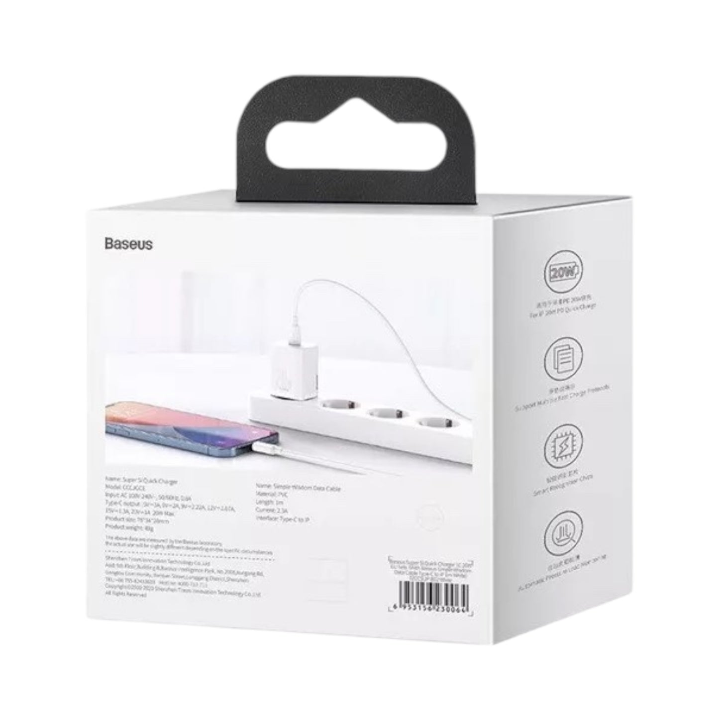 Baseus Si 20W USB-C gyorstöltő – Adapter a Domshop kínálatából | Domshop