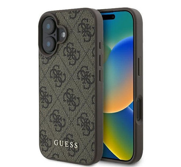 Guess 4G Classic Apple iPhone 16 Plus hátlap tok, barna – iPhone 16 Plus tok a Guess kínálatából | Domshop