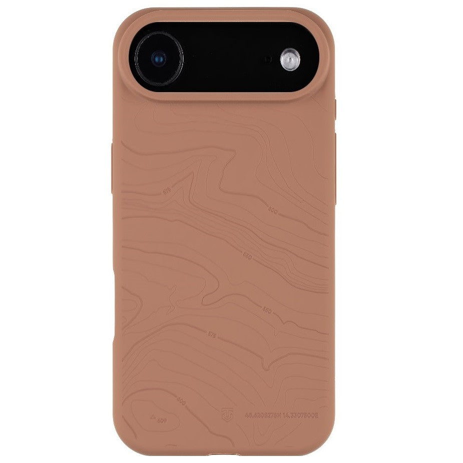 Tactical Beaver Apple iPhone Air (2025) prémium szilikon tok kameravédő peremmel, barna