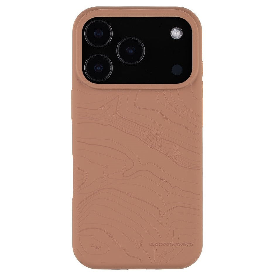 Tactical Beaver Apple iPhone 17 Pro Max prémium szilikon tok kameravédő peremmel, barna